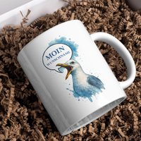 Keramik Tasse Möwe Personalisiert Mit Name | Maritimes Geschenk Nordsee Ostsee Becher Küstenliebe Küstenkind Keramik Tasse Möwe Personalisiert Mit Name | Maritimes Geschenk Nordsee Ostsee Becher Küstenliebe Küstenkind von RuhrpottRebellion