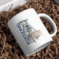 Keramiktasse Ruhrpott - Pottkind/Pottjunge Pottmädchen Optional Mit Wunschnamen Zeche Bergbau Design Geschenk Für Ruhrgebiet-Fans von RuhrpottRebellion