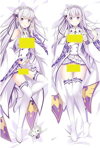 Anime Kissenbezug Manga Kissenhülle Für Re- Zero Emilia,Anime Pillowcase Digitaler Doppelseitiger Druck Kissenbezug,Seitenschläferkissen Bezug,Bedding Umarmungskissen Bezu,2wt-180 x 60 cm Anime Kissenbezug Manga Kissenhülle Für Re- Zero Emilia,Anime Pillowcase Digitaler Doppelseitiger Druck Kissenbezug,Seitenschläferkissen Bezug,Bedding Umarmungskissen Bezu,2wt-180 x 60 cm von RuiHao