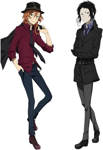 RuiHao Anime Kissenbezug Manga Kissenhülle Für Bungo Stray Dogs,Anime Pillowcase Digitaler Doppelseitiger Druck Kissenbezug,Seitenschläferkissen Bezug,Bedding Umarmungskissen Bezu von RuiHao
