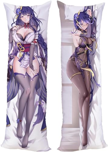 RuiHao Anime Kissenbezug Manga Kissenhülle Für Genshin Impact,Anime Pillowcase Digitaler Doppelseitiger Druck Kissenbezug,Seitenschläferkissen Bezug,Bedding Umarmungskissen Bezu,2wt-150 x 50 cm von RuiHao