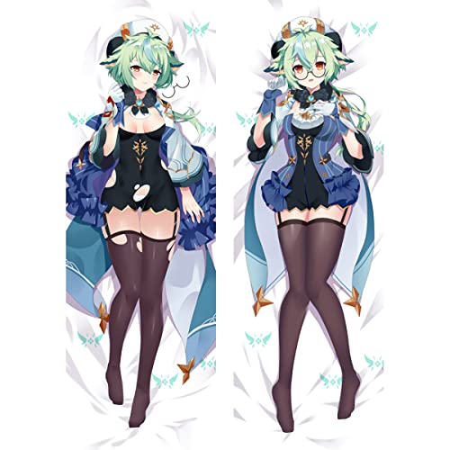 RuiHao Anime Kissenbezug Manga Kissenhülle Für Genshin Impact Sucrose,Anime Pillowcase Digitaler Doppelseitiger Druck Kissenbezug,Seitenschläferkissen Bezug,Bedding Umarmungskissen Bezu von RuiHao