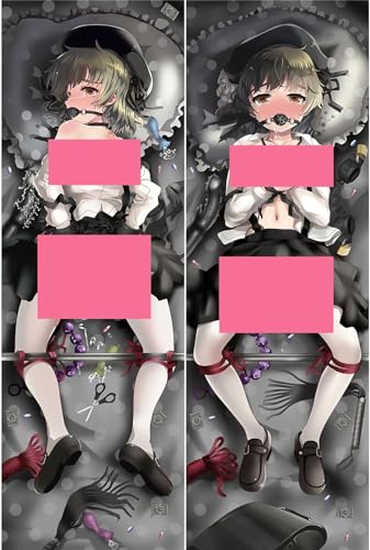 RuiHao Anime Kissenbezug Manga Kissenhülle Für Hentai Waifu Ahegao Hot Mädchen,Anime Pillowcase Digitaler Doppelseitiger Druck Kissenbezug,Seitenschläferkissen Bezug,Bedding Umarmungskissen Bezu von RuiHao