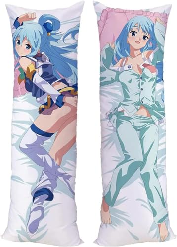 RuiHao Anime Kissenbezug Manga Kissenhülle Für KonoSuba,Anime Pillowcase Digitaler Doppelseitiger Druck Kissenbezug,Seitenschläferkissen Bezug,Bedding Umarmungskissen Bezu von RuiHao