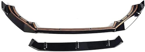 RuiHao Auto Frontstoßstange Lippe Frontspoiler für V-olvo Xc60 2018 2019 2020,Abriebfest Frontlippe Sport-Performance Spoiler,Dauerhaft Protector Body Zubehör von RuiHao