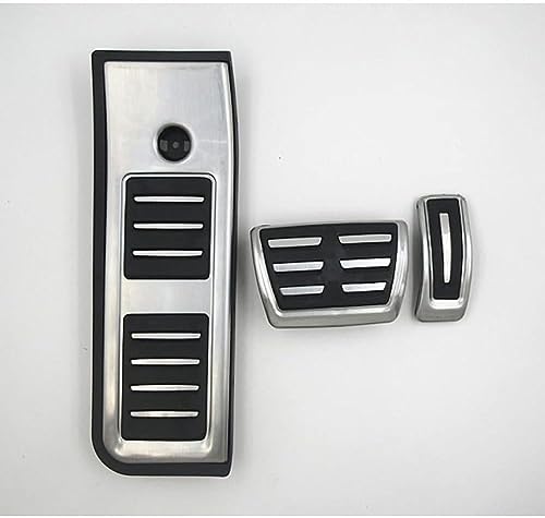 RuiHao Auto Fußpedalabdeckung für Au-di A6 C8 2019 2020,Anti-Rutsch Bremse Kupplungen Gaspedal Fußstütze Pedals,Auto Innere Beschützen ZubehöR von RuiHao