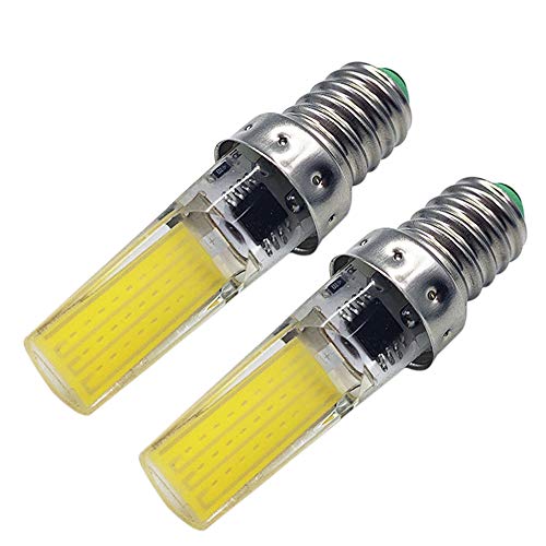 Ruiandsion 2 Stück E14 LED Lampe AC 200V-240V E14 Schraubensockel Home LED Lampe Mini Glühbirnen für Wohnkulturleuchten, weiß von Ruiandsion