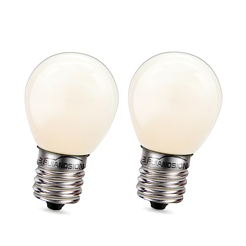 Ruiandsion E17 LED Glühbirne AC 220V Warmweiße 4SMD LED Glühbirne für Kühlschrank Gefrierschrank Decke Beleuchtung Lampe (2er Pack) von Ruiandsion