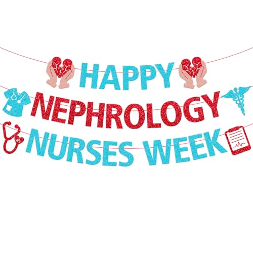 Banner mit Aufschrift "Happy Nephrology Nurses Week", Nephrologie, Krankenschwestern, Wochendekoration Banner mit Aufschrift "Happy Nephrology Nurses Week", Nephrologie, Krankenschwestern, Wochendekoration von Ruicenbabiii
