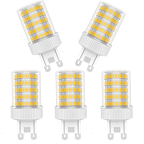 Ruihua 5 Stück G9 10W LED Kapsel Glühbirne 3000K Warmweiß G9 Mais Glühbirnen(Entspricht 90W Halogenlampe) 900LM Nicht Dimmbar G9 Energiesparlampe AC220-240V von Ruihua