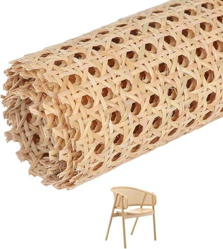 Cane Webbing Rattan Roll, Gewebtes Offenes Rattan, Rattan Geflecht, Möbel Wiener Geflecht, für Caning Projekte, Heimdekoration,40 x 100cm von Ruikcoll