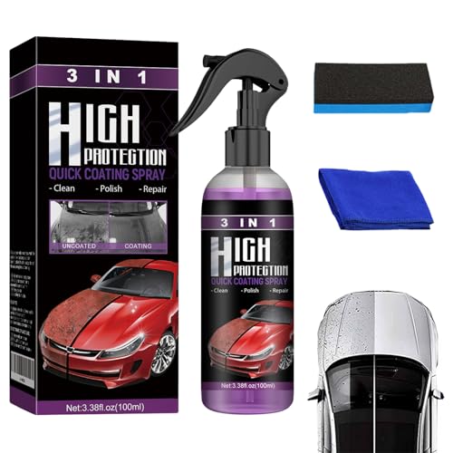 Spray Anti Rayure Pour Voiture, Spray Nano Anti Rayures, 3 en 1 Protection, Car Polish Removing Scratches, Instant Shine & Long-Lasting Protection (*1) von Ruileyou
