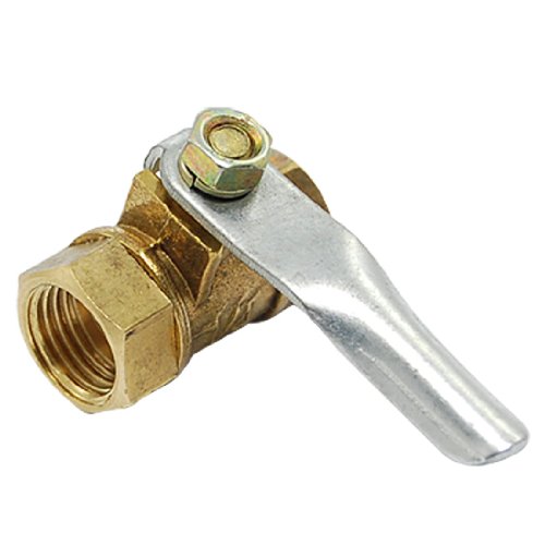 Ruilogod 1/2"weiblicher bis weiblicher Faden 1/4" Fließlochkugelhahn von Ruilogod