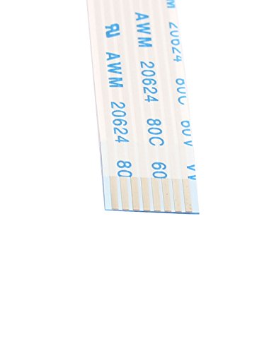 Ruilogod 1.0mm Pitch 8 Pin AWM 20624 Flexibles Flachkabel FFC FPC 200mm 20 stücke von Ruilogod