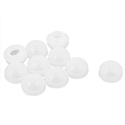 Ruilogod 10 Stück 8m 120 Grad HDPE Körper Pyroelectric PIR IR-Sensor-Linse Ruilogod 10 Stück 8m 120 Grad HDPE Körper Pyroelectric PIR IR-Sensor-Linse von Ruilogod