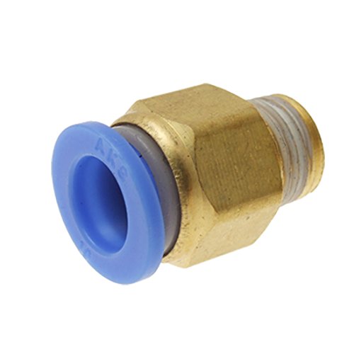 Ruilogod 10 x 12.5mm Drücken Sie in einen Berührung Gerade männliche Armaturen 2pcs von Ruilogod