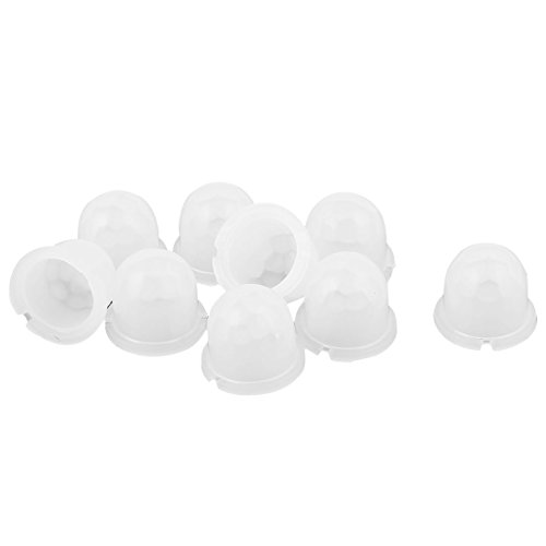 Ruilogod 10er-Pack 6m 120 Grad Mini Body Pyroelectric PIR Sensor-Linse - Weiß Ruilogod 10er-Pack 6m 120 Grad Mini Body Pyroelectric PIR Sensor-Linse - Weiß von Ruilogod