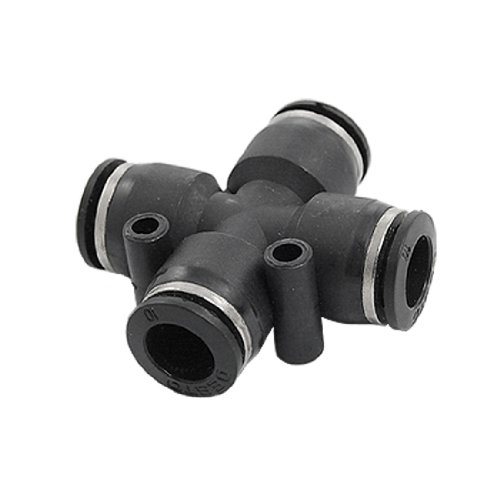 Ruilogod 10mm 4 Ports kreuzförmige Steckverbinder pneumatische Beschläge Ruilogod 10mm 4 Ports kreuzförmige Steckverbinder pneumatische Beschläge von Ruilogod
