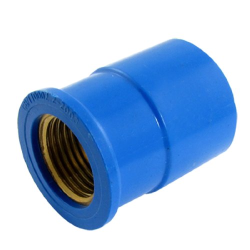 Ruilogod 18,7 mm Schraubengewinde 25mm Glattes PVC-U-Rohr gerade Adapter von Ruilogod