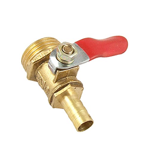 Ruilogod 20mm Außengewinde Schlauchanschluss Hebelkugelhahn bis 8mm von Ruilogod