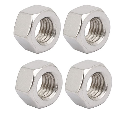 Ruilogod 4 stücke 5/8 "-11 Thread UNC Typ 304 Edelstahl Sechskantmutter Verschluss Silber Ton Ruilogod 4 stücke 5/8 "-11 Thread UNC Typ 304 Edelstahl Sechskantmutter Verschluss Silber Ton von Ruilogod