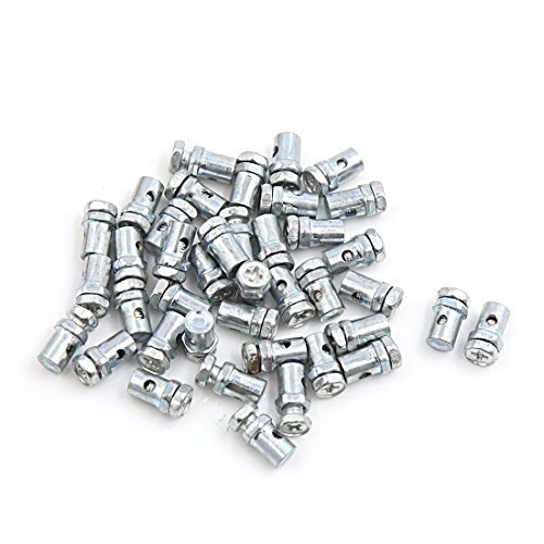 Ruilogod 40 stücke 14mm x 8mm Phillips Kopf Schnecke Motorrad Bremskabel Lötlose Drahtnippel von Ruilogod