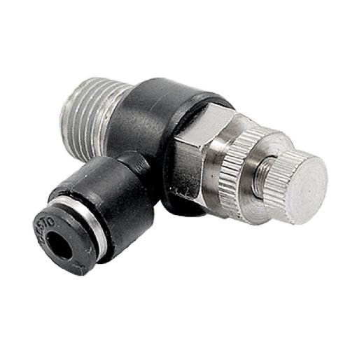 Ruilogod 4mm Durchmesser Schlauch mit Gewinde Pneumatische Speed ​​Control Fitting von Ruilogod