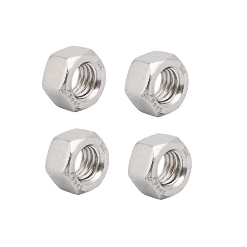 Ruilogod 4pcs 1/2" -13 Gewinde UNC Typ 304 Edelstahl Sechskantmutter Fastener Silber Ton Ruilogod 4pcs 1/2" -13 Gewinde UNC Typ 304 Edelstahl Sechskantmutter Fastener Silber Ton von Ruilogod