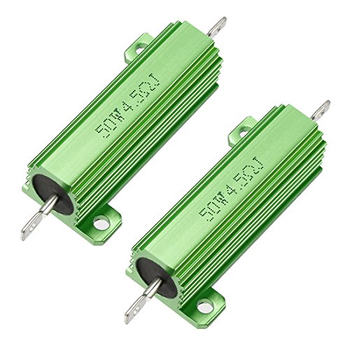 Ruilogod 50W 4,5 Ohm 5% Aluminiumgehäuse Widerstand Schrauben-Hahn Chassis montiert Aluminium-Gehäuse Wirewound Widerstand Lastwiderstände Grün 2 Stück Ruilogod 50W 4,5 Ohm 5% Aluminiumgehäuse Widerstand Schrauben-Hahn Chassis montiert Aluminium-Gehäuse Wirewound Widerstand Lastwiderstände Grün 2 Stück von Ruilogod