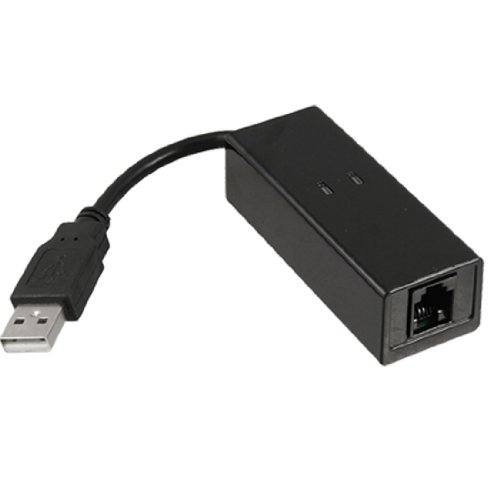 Ruilogod 56kbps V.92 V.90 Externes USB-Sprachfaxdatenmodem Blk von Ruilogod