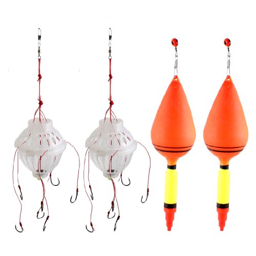 Ruilogod 8# 2 Set Bighead Carp Angeln Laterne Hakengewichte Floater Stopper Ruilogod 8# 2 Set Bighead Carp Angeln Laterne Hakengewichte Floater Stopper von Ruilogod