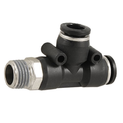 Ruilogod 8mm Loch Innendurchmesser T-Form One Touch Fittings Schlauchverbinder von Ruilogod
