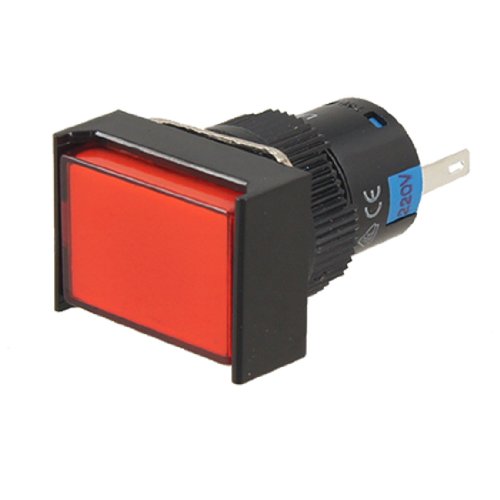 Ruilogod AC 220V Panel Montagetyp Fehlersignalanzeige Kontrollleuchte rot von Ruilogod