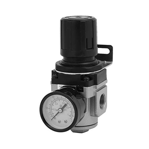 Ruilogod AR3000-03 Metallluftkompressor Pneumatische Regler-Ventil W-Manometer von Ruilogod