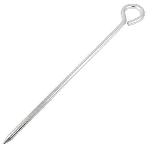 Ruilogod Camping Strand Metall Runde Top 8mm Draht PEG Zelt Nagelsatz 12" von Ruilogod