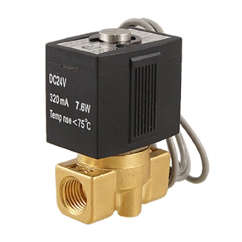 Ruilogod DC 24V 1/4 "Gewinde Zwei Way 2 Position Luftmagnetventil von Ruilogod