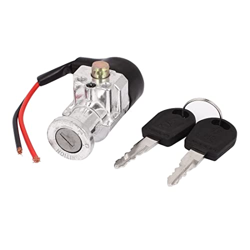 Ruilogod DC 48V Auto-Motorrad-Lock-On-Off Zündschloss Schloss w 2 Schlüssel von Ruilogod