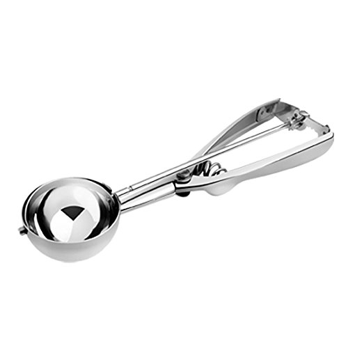 Ruilogod Frühlingsgriff Eiscreme Maker Scoop Löffel Silberton von Ruilogod