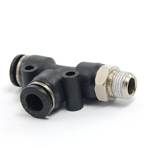 Ruilogod Gewinde T Joint Pneumatic Schnellspann-Befestigung für 6 mm Durchmesser Rohr Ruilogod Gewinde T Joint Pneumatic Schnellspann-Befestigung für 6 mm Durchmesser Rohr von Ruilogod
