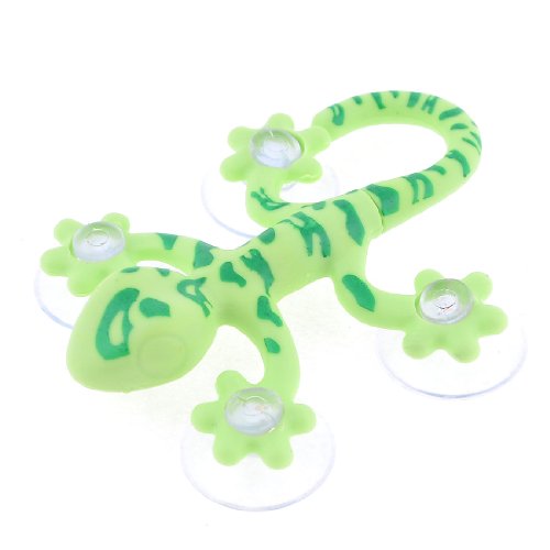 Ruilogod Grün Kunststoff Gecko Design Handtuch hängend Saugnapf Wandhaken von Ruilogod