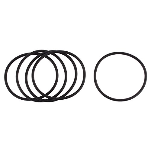 Ruilogod Gummi Mechanische O-Ring-Dichtung Öl-Dichtung Dichtung 10,5 x 0,5 cm 5pcs Schwarz von Ruilogod