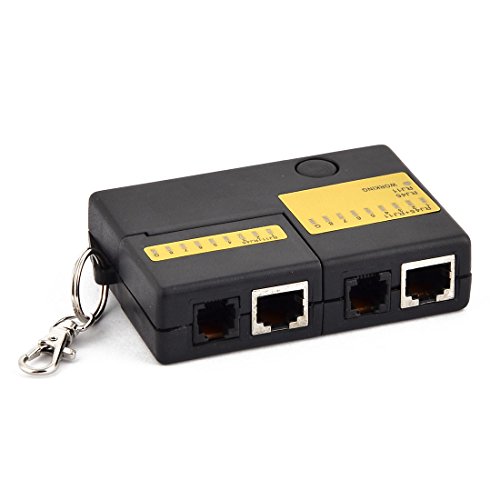 Ruilogod Handliche Multifunktions-RJ45 RJ11-Kabeltester Schwarz Ruilogod Handliche Multifunktions-RJ45 RJ11-Kabeltester Schwarz von Ruilogod