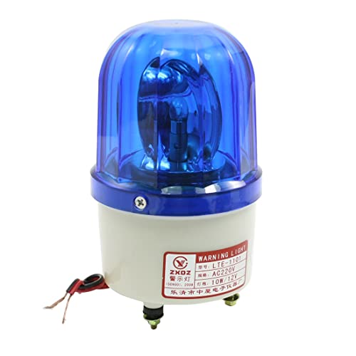 Ruilogod Industrial Maschine blau blinkendes Signal Light Beacon 220VAC 10W von Ruilogod