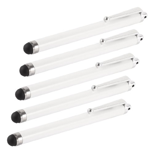 Ruilogod Kapazitiver Touch Screen Kugelschreiber Stylus Weiß 5 PC für Tablet PC von Ruilogod