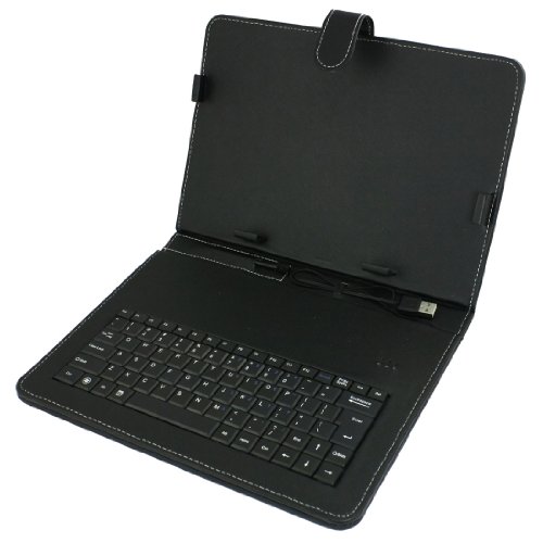 Ruilogod Kunstleder Fall USB-Tastatur + Stylus für 10" Screen Android Tablet Ruilogod Kunstleder Fall USB-Tastatur + Stylus für 10" Screen Android Tablet von Ruilogod