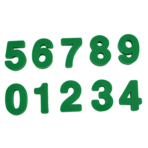 Ruilogod Kunststoff Haushalt Kühlschrank Tafel Zahl Design Magnet Set Grün von Ruilogod