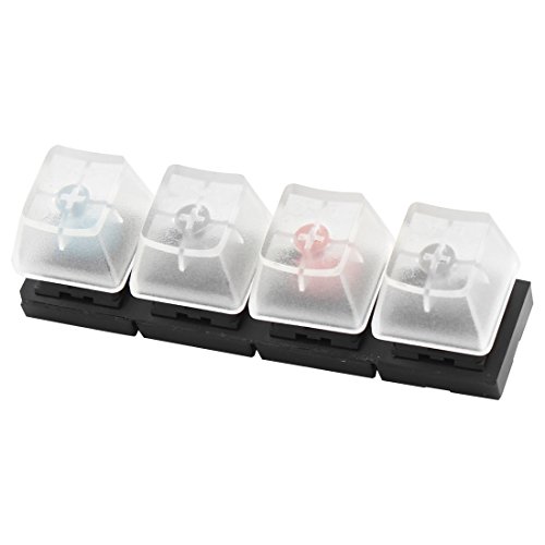 Ruilogod Mechanische Gaming-Tastaturkunststoffwelle DIY 4 Keycaps Switch Ersatz von Ruilogod