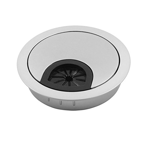 Ruilogod Metall-Home-Desktop-Computer-Tisch-runder Tülledraht-Kabel-Loch-Abdeckung 57mm Dia Ruilogod Metall-Home-Desktop-Computer-Tisch-runder Tülledraht-Kabel-Loch-Abdeckung 57mm Dia von Ruilogod