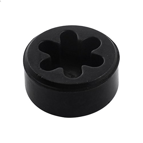 Ruilogod Mixer Black Gummi Rotor Kupplungskupplungskopplerantrieb 34mm x 4mm von Ruilogod