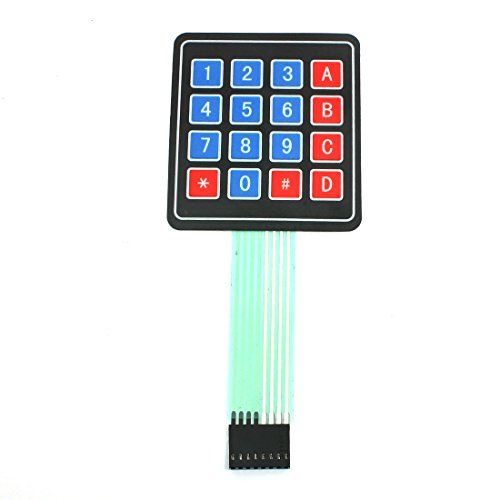 Ruilogod PIC MEMBRANE SCM Extended Switch-Tastatur 4 x 4 Matrix 16 Schlüssel Ruilogod PIC MEMBRANE SCM Extended Switch-Tastatur 4 x 4 Matrix 16 Schlüssel von Ruilogod